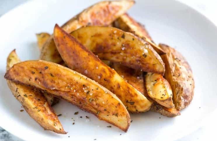 Baked Potato Wedges with Paprika