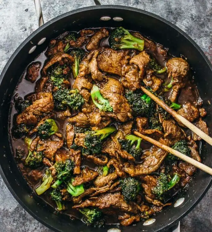 Beef Steak & Broccoli with Soy Sauce