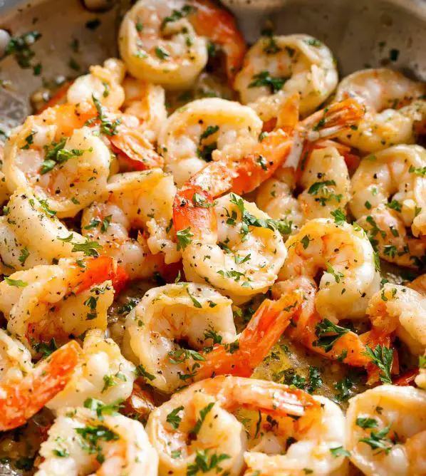 Shrimp Scampi with or without Wine or Beer