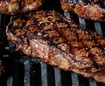 Steak on the grill BBQ