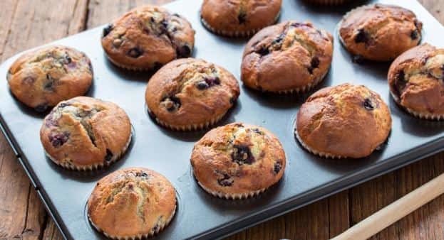 Blueberry Muffins with Vanilla
