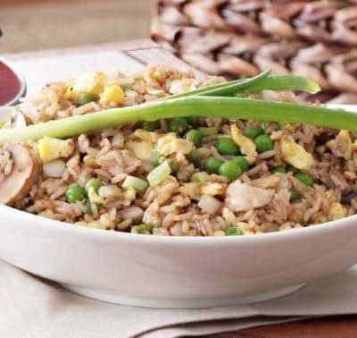 Asian Fried Rice with Mushrooms Recipe
