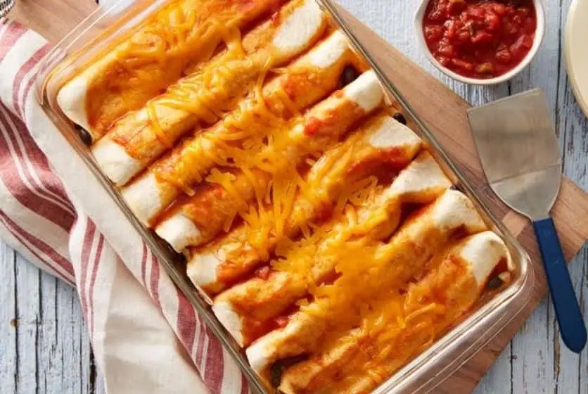 Mexican Cheese Enchiladas . Vegetarian Recipe Cook After Me