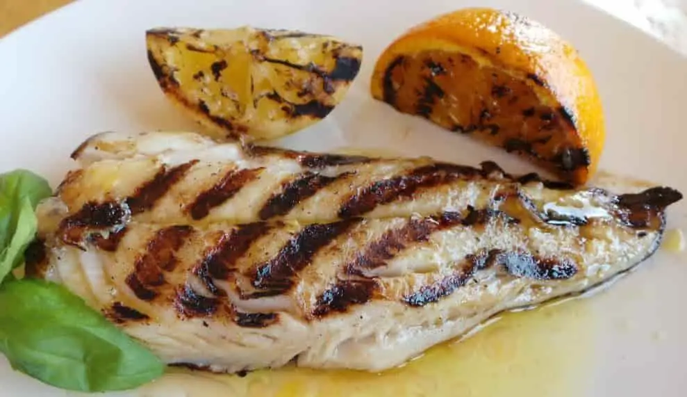 Grilled Fish Steak