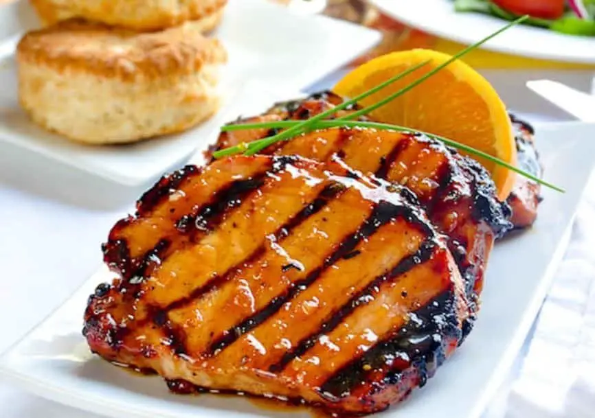Pork Chops with Orange Glaze