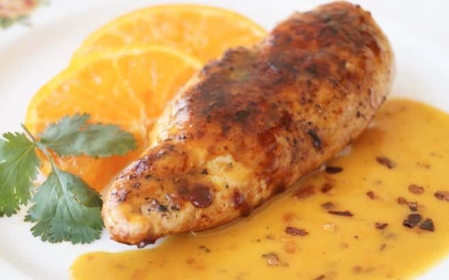 Chicken Breasts with Orange Glaze