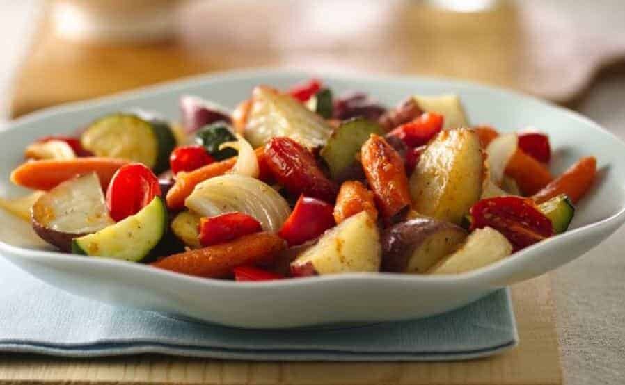 Roasted Vegetables SideDish Recipe for Weight Loss Cook After Me