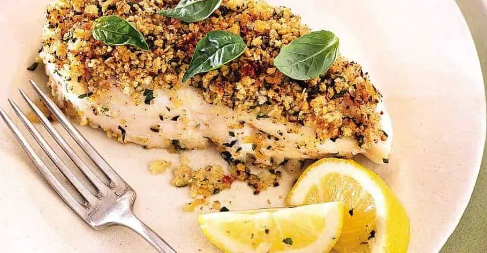 Sole Fish Fillets with Almonds & Walnuts . Quick Fish Recipe Cook