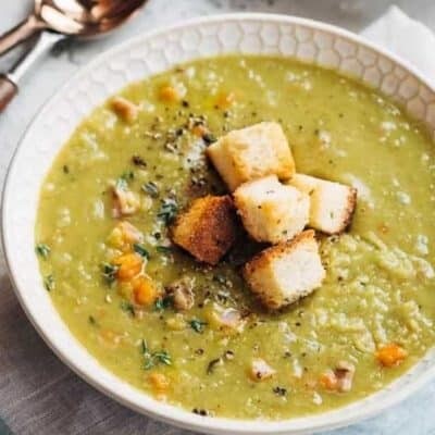 Split pea soup - vegan and vegetarian