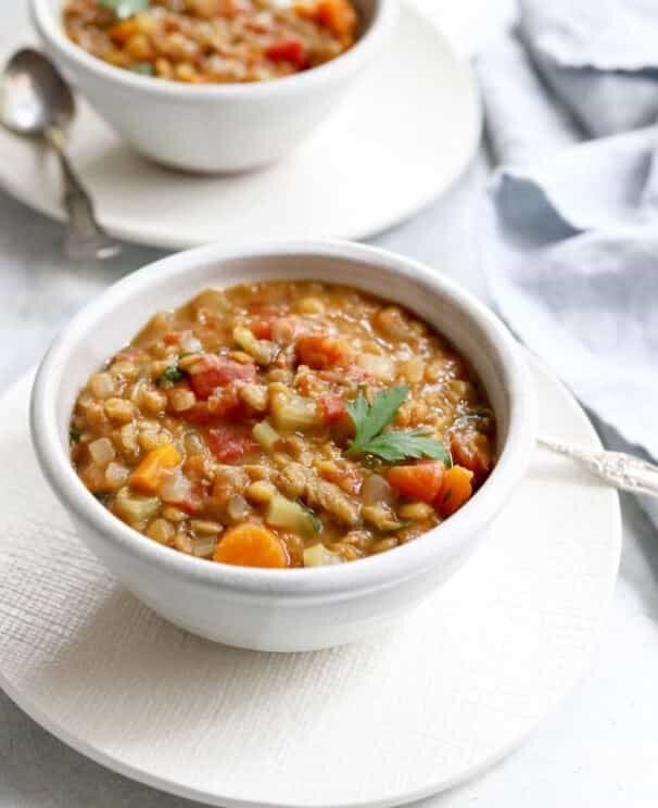 Healthy Vegan Lentil Soup
