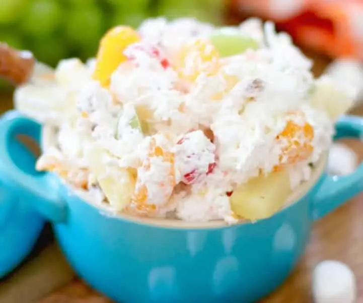 Ambrosia Fruit Salad Dessert