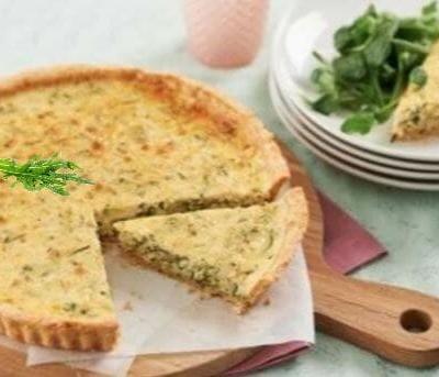 Quiche with Rocket and Parmesan