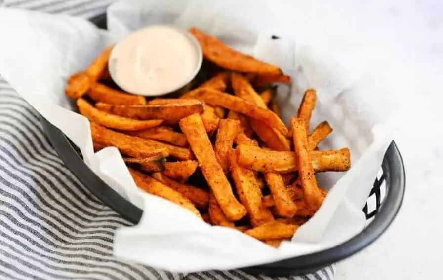 Special Wedges Fries for Steak . Potato Side Dish Recipe Cook After Me
