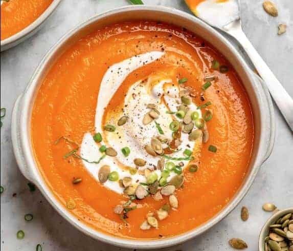 Roasted Pumpkin & Carrot Soup