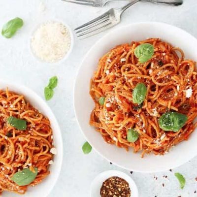 Vegetarian Spicy Spaghetti Recipe