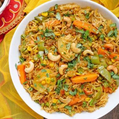 Vegetarian Indian Biryani Recipe