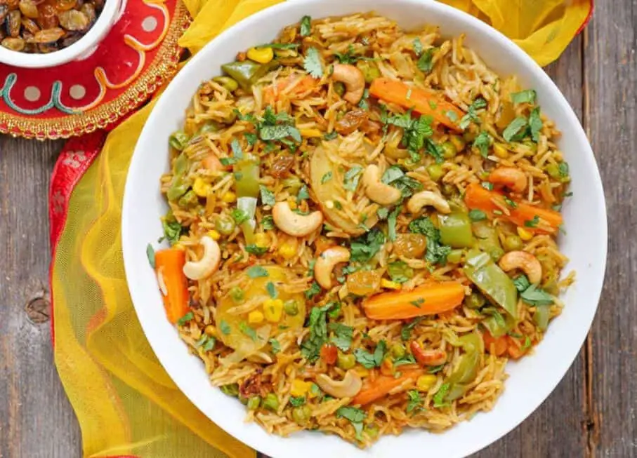 Vegetarian Indian Biryani