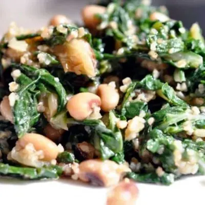 Black-Eyed Peas with Chard recipe