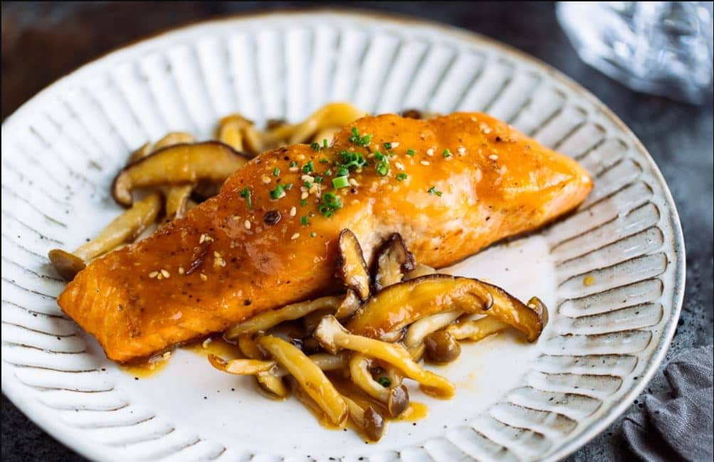 Asian-style Steamed Salmon