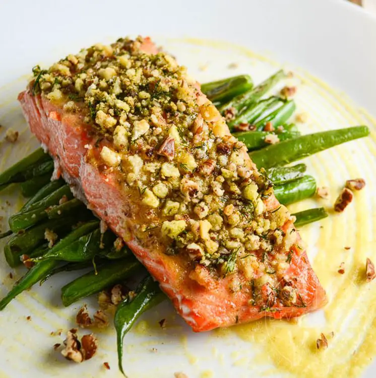 Baked Salmon Dijon