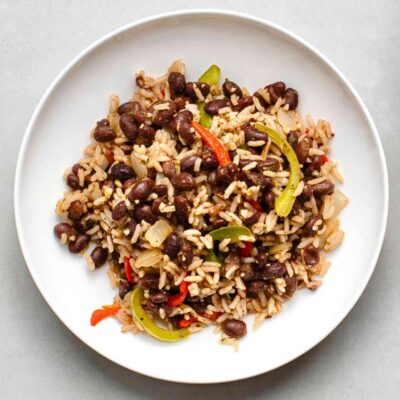Caribbean bean casserole & rice Recipe
